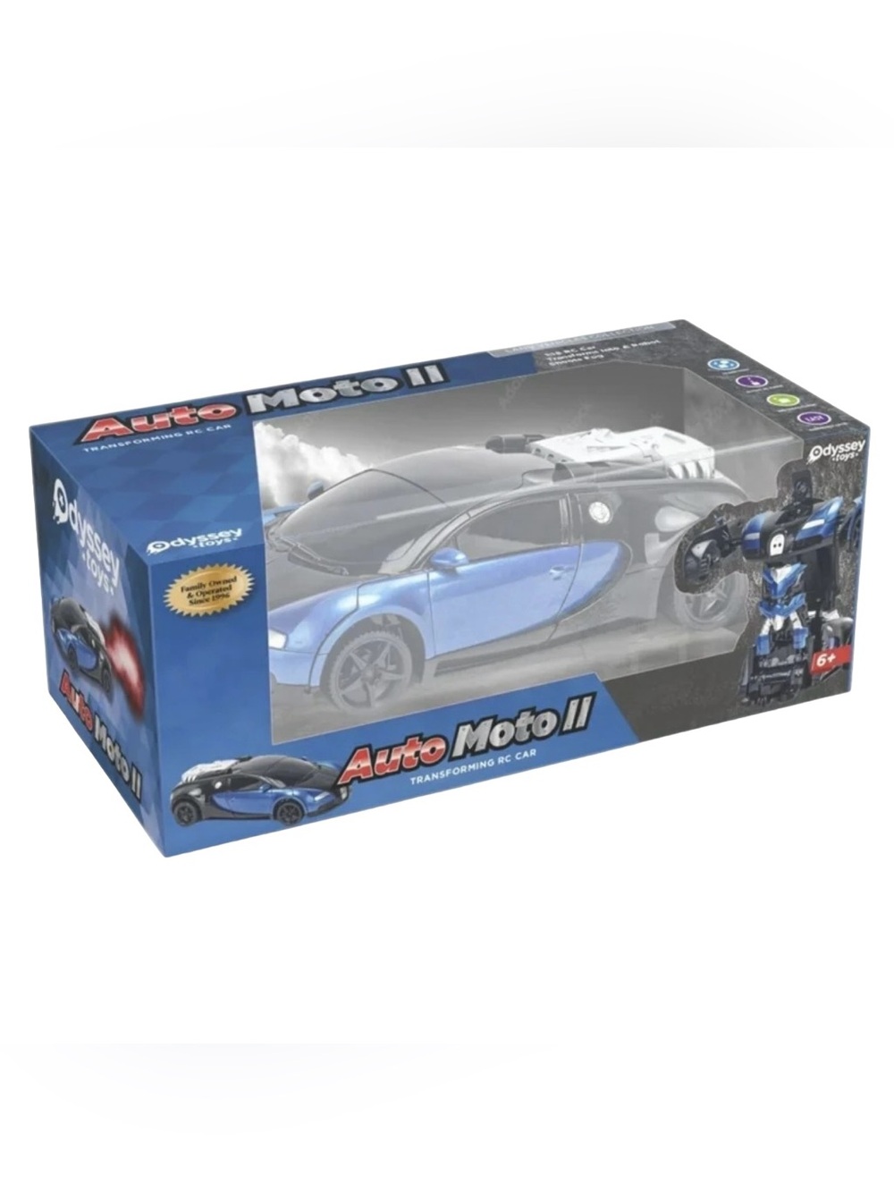 Auto Moto II RC Transforming Car Robot Remote Control Vehicle Cars Odyssey Toys